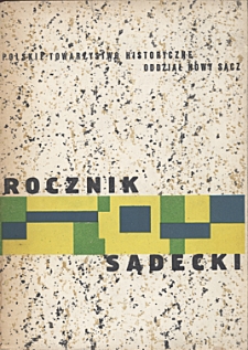 Rocznik Sądecki. 1971 r., T. 12