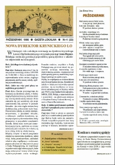 Krynickie Zdroje : gazeta lokalna. 1996, nr 04(22)