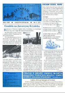 Krynickie Zdroje : gazeta lokalna. 1997, nr 03(27)