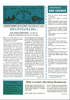 Krynickie Zdroje : gazeta lokalna. 1997, nr 06-07(30-31)