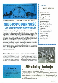 Krynickie Zdroje : gazeta lokalna. 1998, nr 10(44)