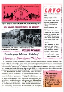 Krynickie Zdroje : gazeta lokalna. 1999, nr 07-08(53-54)