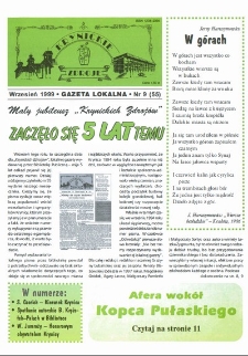Krynickie Zdroje : gazeta lokalna. 1999, nr 09(55)