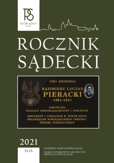 Rocznik Sądecki. 2021 r., T. 49