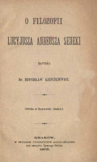 O filozofii Lucyjusza Anneusza Seneki