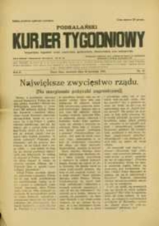 Podhalański Kurjer Tygodniowy : bezpartyjny tygodnik ziemi sądeckiej, grybowskiej, limanowskiej oraz uzdrojowisk. 1927, R.2, nr 17