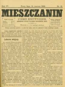 Mieszczanin : pismo krytyczne. 1903, R.4, nr 12