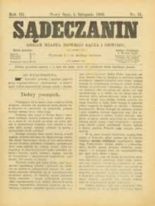 Sądeczanin : organ miasta Nowego Sącza i Obwodu. 1902, R.3, nr 21