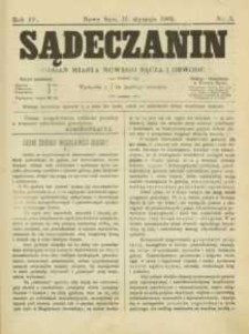 Sądeczanin : organ miasta Nowego Sącza i Obwodu. 1903, R.4, nr 02