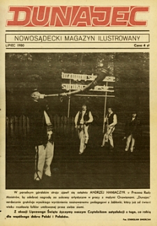 Dunajec : nowosądecki magazyn ilustrowany. 1980, lipiec
