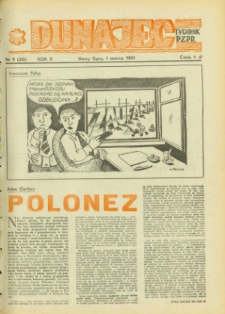 Dunajec : tygodnik PZPR. 1981, R.2, nr 09(20)