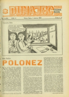 Dunajec : tygodnik PZPR. 1981, R.2, nr 09(20)
