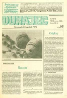 Dunajec : nowosądecki tygodnik PZPR. 1989, nr 12-13