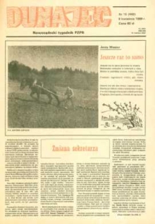 Dunajec : nowosądecki tygodnik PZPR. 1989, nr 15(440)