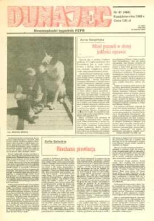 Dunajec : nowosądecki tygodnik PZPR. 1989, nr 41(466)