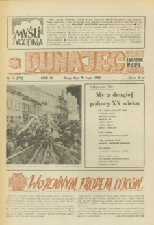 Dunajec : tygodnik PZPR. 1982, R.3, nr 16(79)