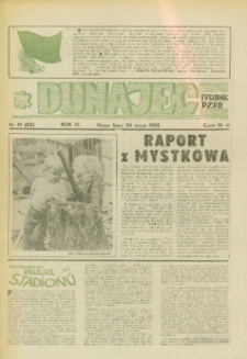 Dunajec : tygodnik PZPR. 1982, R.3, nr 19(82)