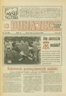 Dunajec : tygodnik PZPR. 1982, R.3, nr 20(83)