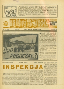 Dunajec : tygodnik PZPR. 1982, R.3, nr 30(93)