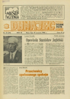 Dunajec : tygodnik PZPR. 1982, R.3, nr 34(97)