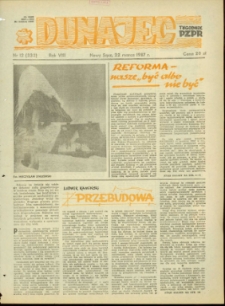 Dunajec : tygodnik PZPR. 1987, R.8, nr 12(333)