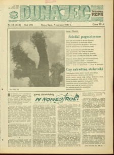 Dunajec : tygodnik PZPR. 1987, R.8, nr 23(344)