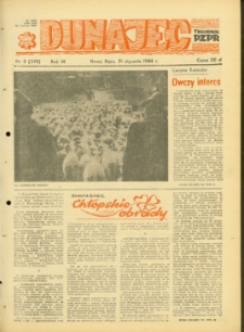 Dunajec : tygodnik PZPR. 1988, R.9, nr 05(378)