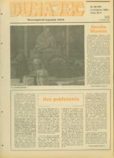 Dunajec : nowosądecki tygodnik PZPR. 1988, nr 36(409)